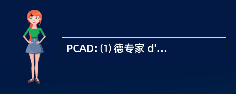 PCAD: ⑴ 德专家 d&#039;Artillerie Divisionnaire