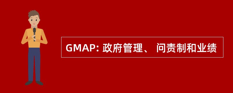 GMAP: 政府管理、 问责制和业绩