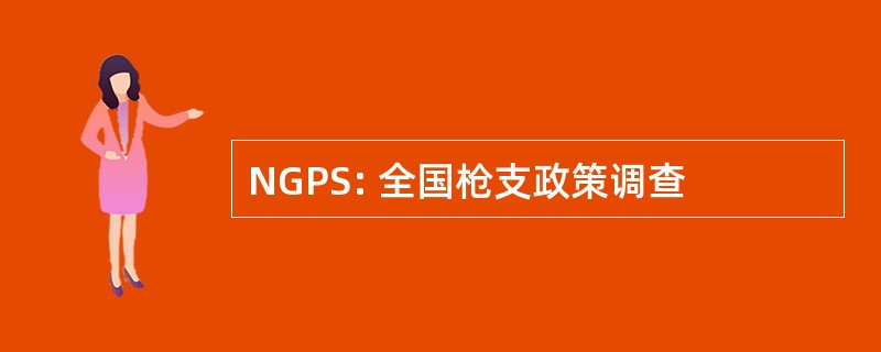 NGPS: 全国枪支政策调查