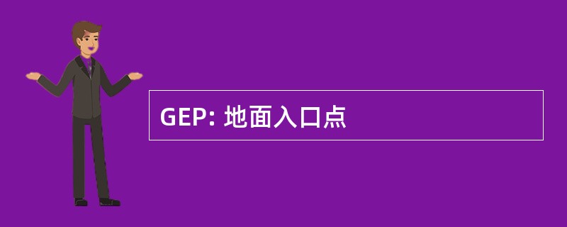 GEP: 地面入口点