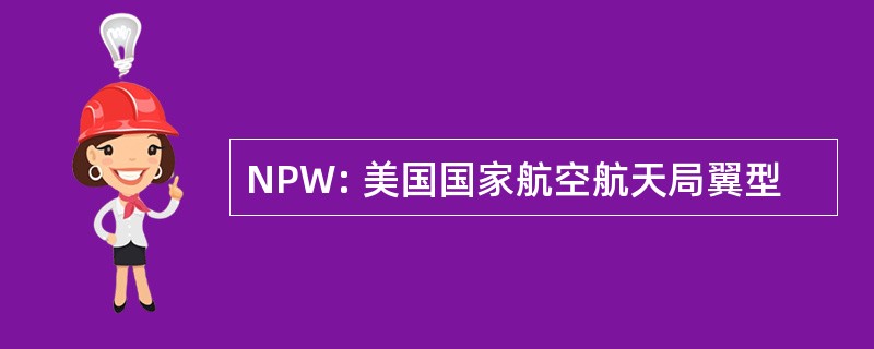 NPW: 美国国家航空航天局翼型