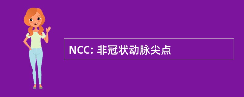 NCC: 非冠状动脉尖点