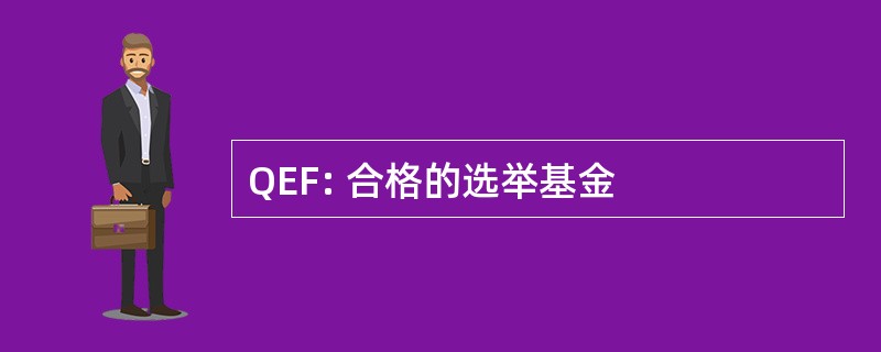 QEF: 合格的选举基金