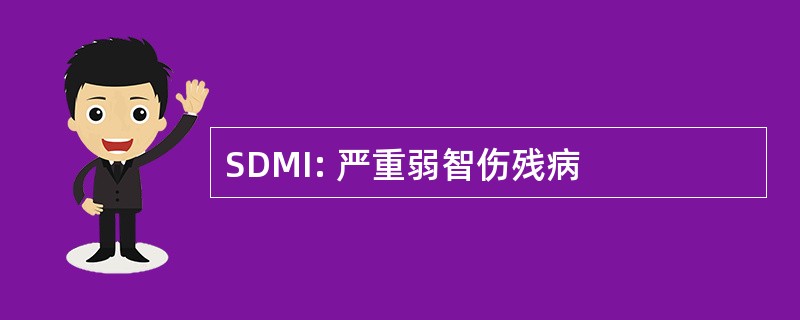 SDMI: 严重弱智伤残病