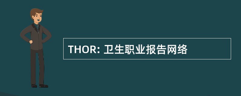 THOR: 卫生职业报告网络