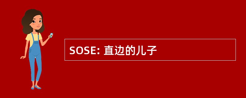 SOSE: 直边的儿子