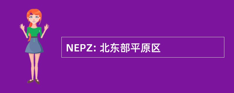 NEPZ: 北东部平原区