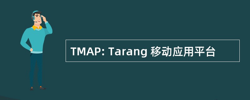 TMAP: Tarang 移动应用平台