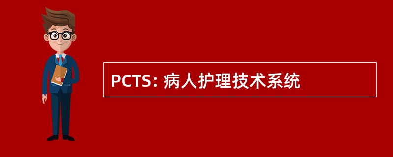 PCTS: 病人护理技术系统