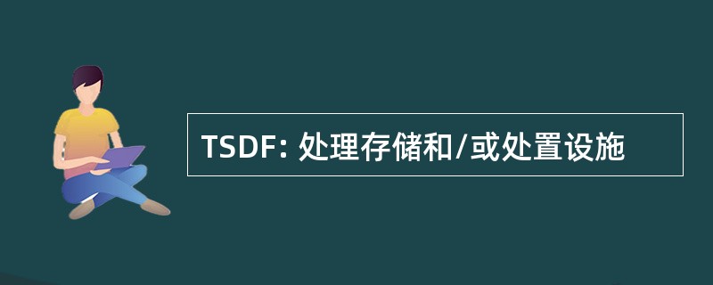 TSDF: 处理存储和/或处置设施