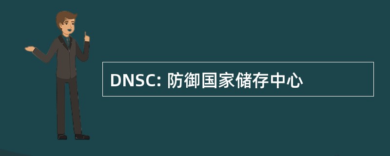 DNSC: 防御国家储存中心