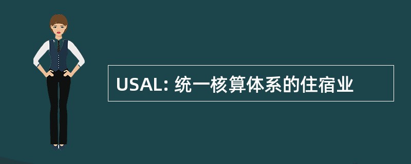 USAL: 统一核算体系的住宿业