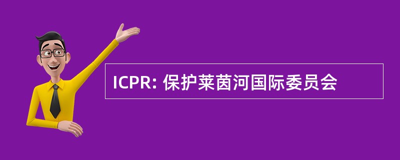 ICPR: 保护莱茵河国际委员会