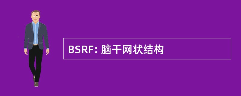 BSRF: 脑干网状结构