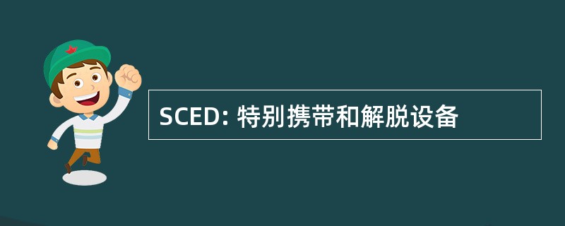 SCED: 特别携带和解脱设备