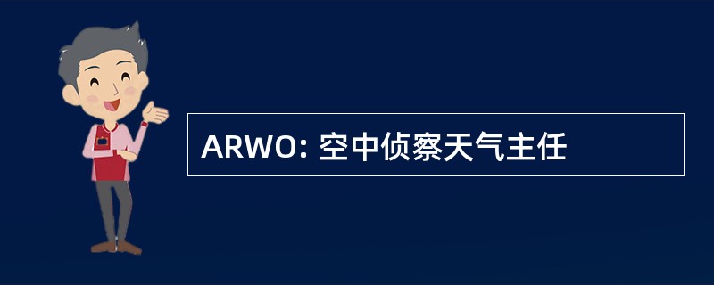 ARWO: 空中侦察天气主任