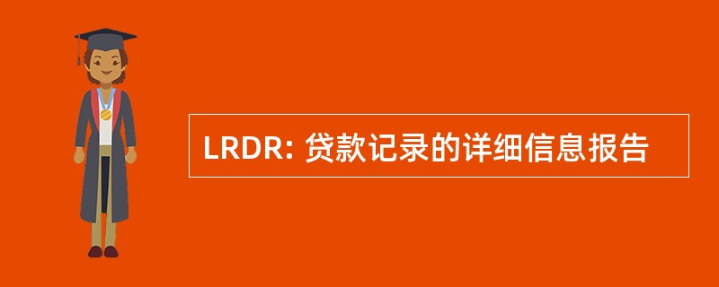 LRDR: 贷款记录的详细信息报告