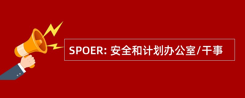 SPOER: 安全和计划办公室/干事