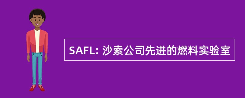 SAFL: 沙索公司先进的燃料实验室