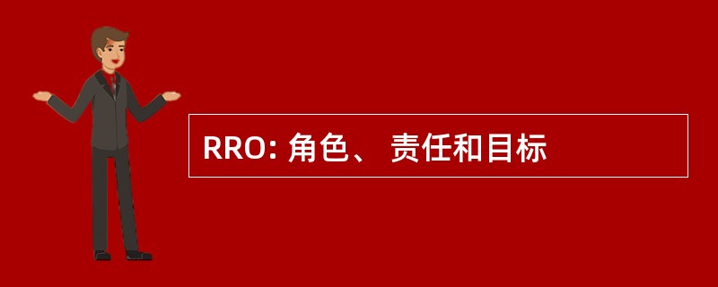 RRO: 角色、 责任和目标