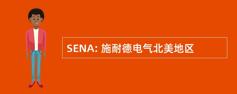 SENA: 施耐德电气北美地区