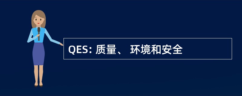 QES: 质量、 环境和安全