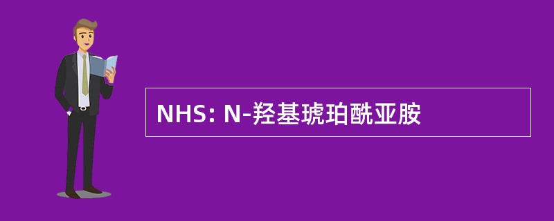 NHS: N-羟基琥珀酰亚胺