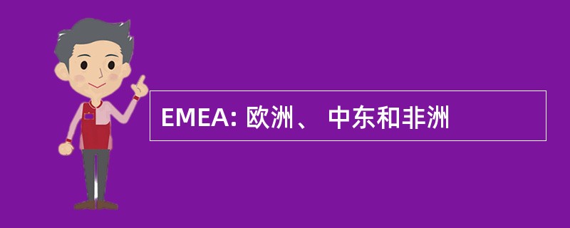 EMEA: 欧洲、 中东和非洲