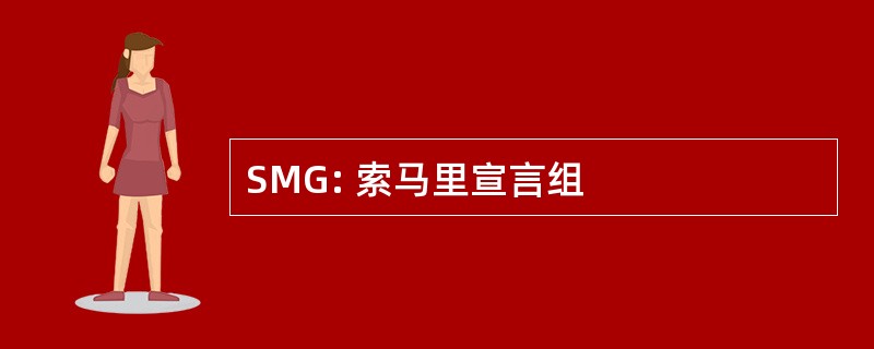 SMG: 索马里宣言组