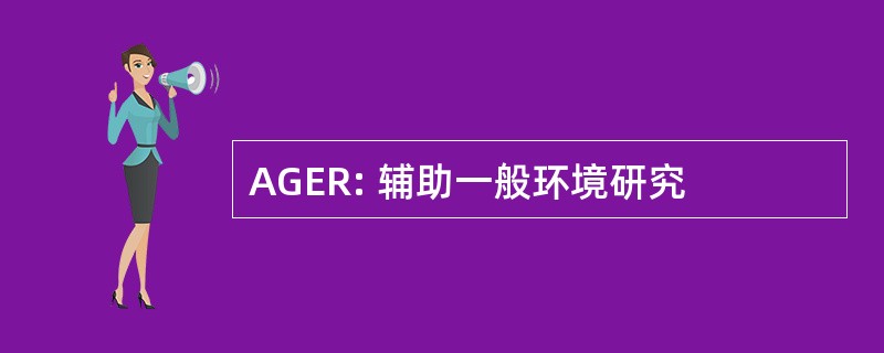 AGER: 辅助一般环境研究