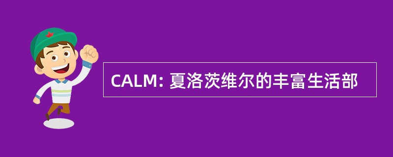 CALM: 夏洛茨维尔的丰富生活部