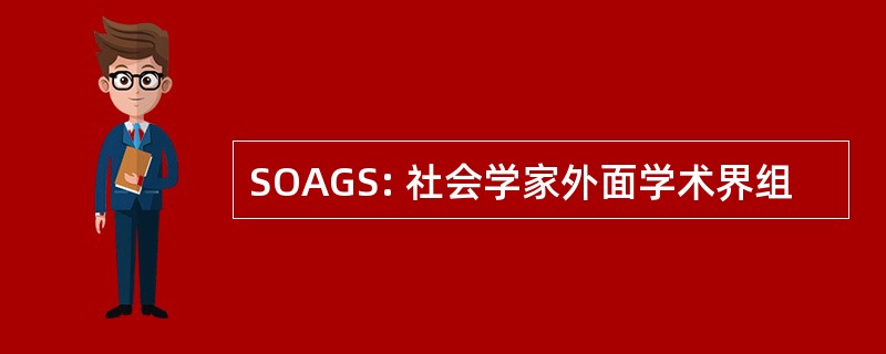 SOAGS: 社会学家外面学术界组