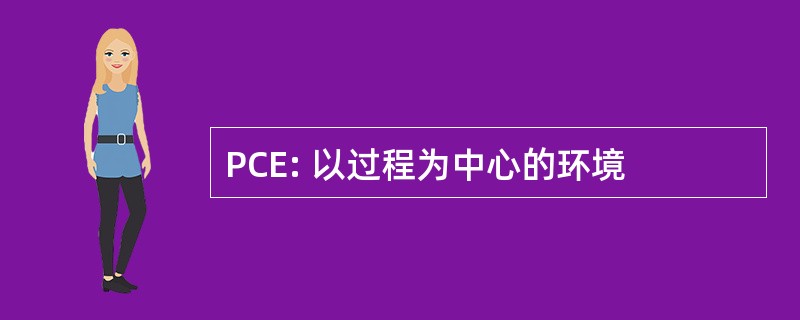 PCE: 以过程为中心的环境