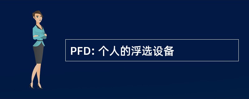 PFD: 个人的浮选设备