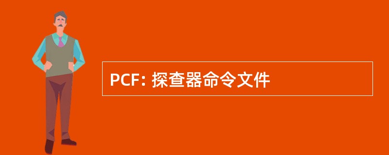 PCF: 探查器命令文件