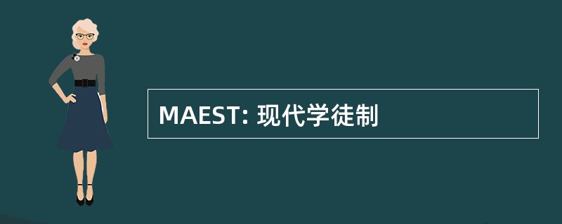 MAEST: 现代学徒制