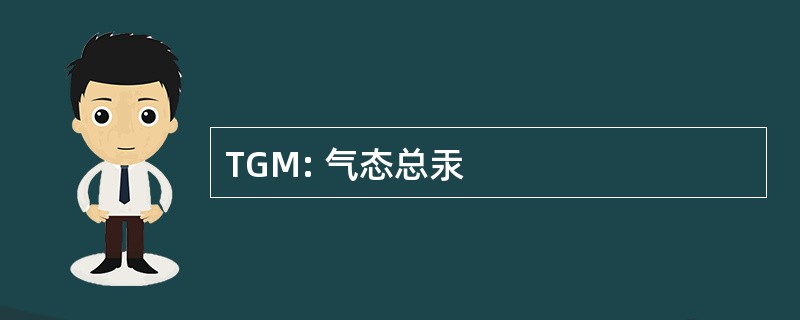 TGM: 气态总汞