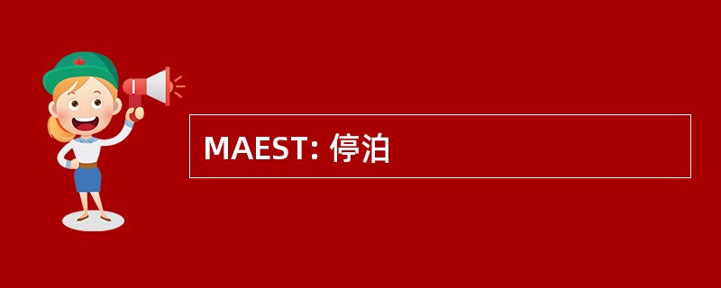 MAEST: 停泊