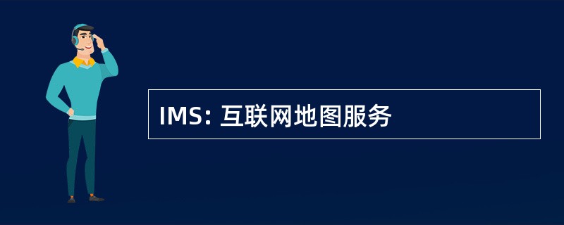 IMS: 互联网地图服务