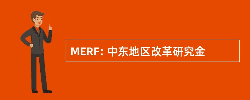 MERF: 中东地区改革研究金