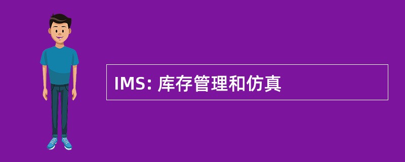 IMS: 库存管理和仿真