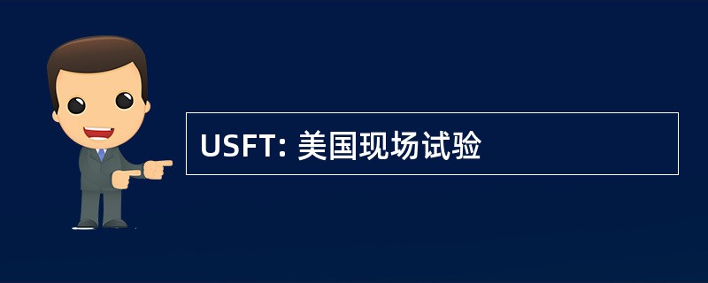 USFT: 美国现场试验