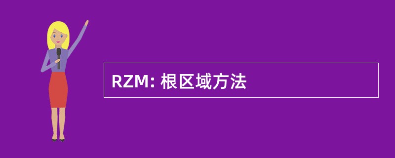 RZM: 根区域方法