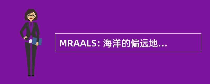 MRAALS: 海洋的偏远地区飞机近着陆系统