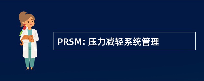 PRSM: 压力减轻系统管理