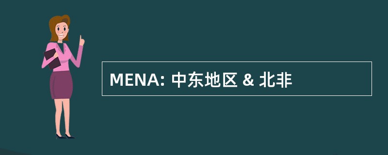 MENA: 中东地区 & 北非