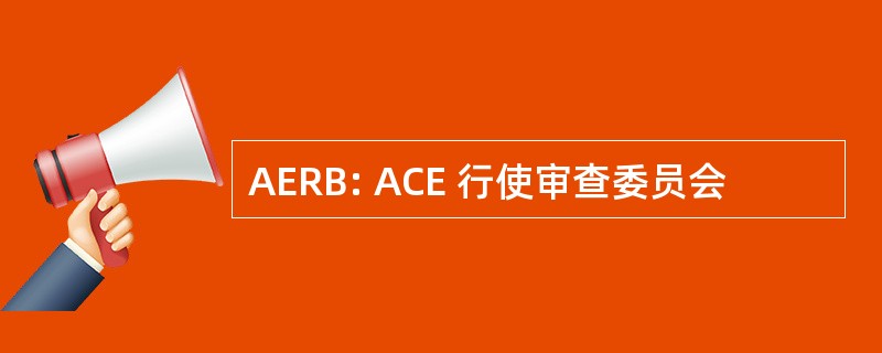 AERB: ACE 行使审查委员会