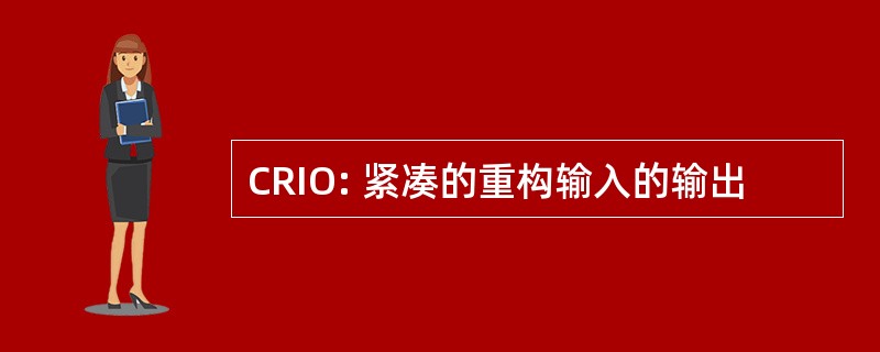 CRIO: 紧凑的重构输入的输出