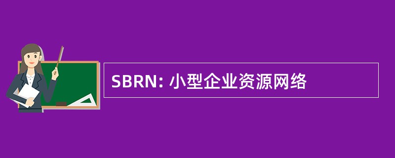 SBRN: 小型企业资源网络