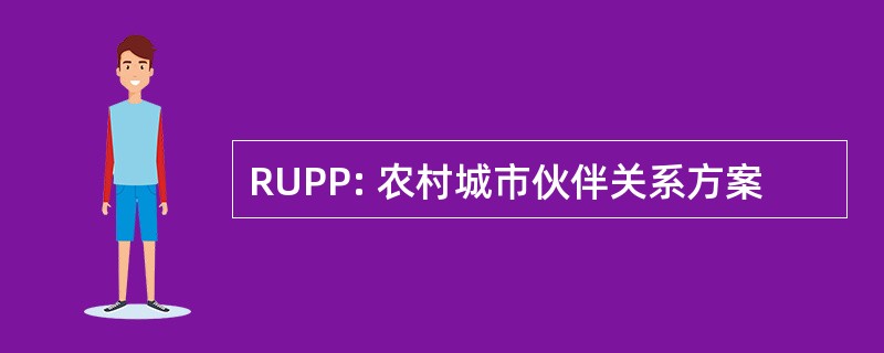 RUPP: 农村城市伙伴关系方案